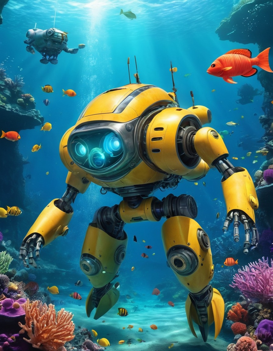 marine life, underwater exploration, robotics, technology, ocean, marine biology, robots