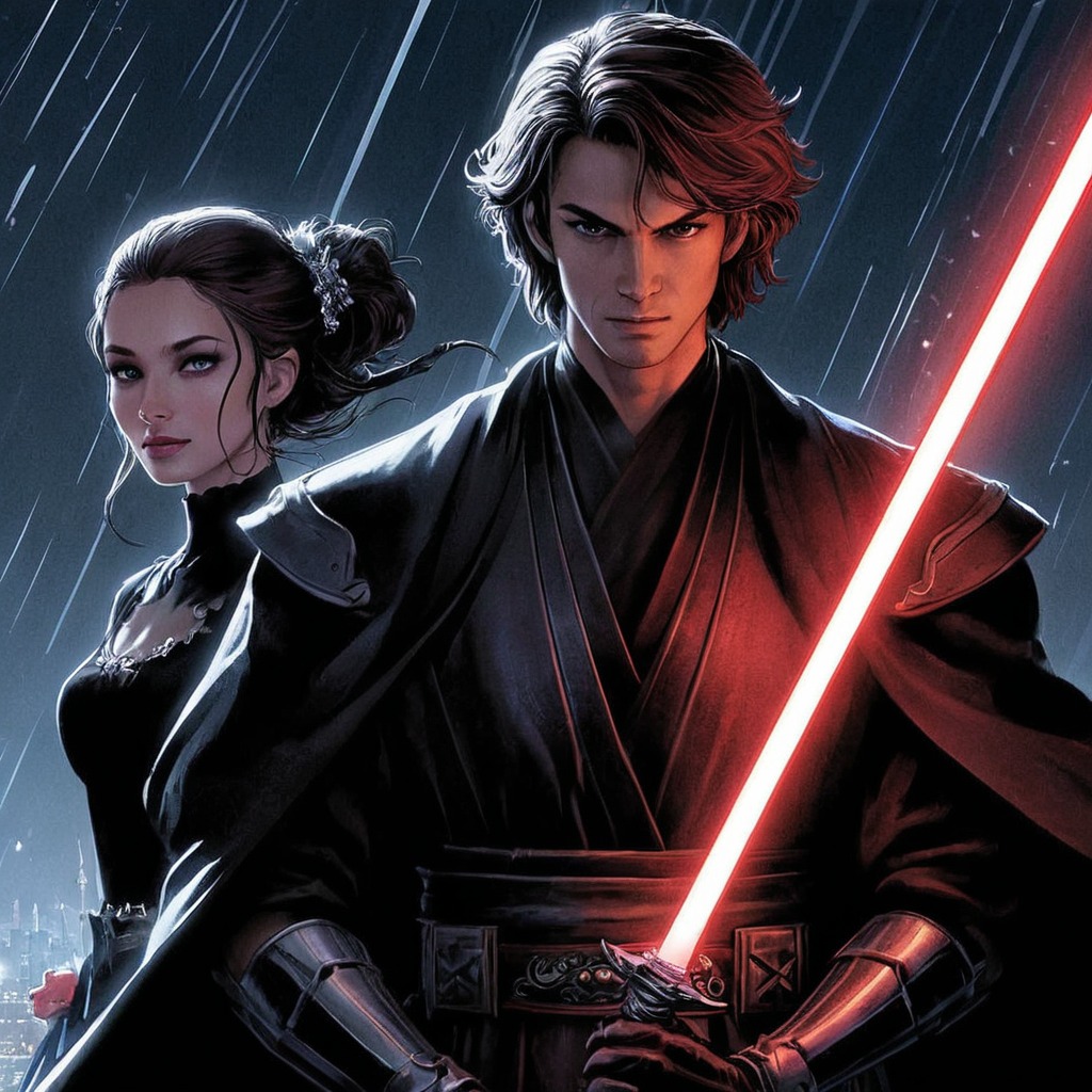 starwars, fanart, fanfiction, darthvader, anakinskywalker, anakinstarwars, padmeamidala, galacticempire, darthvaderstarwars, sithwarrior, empirestarwars, dark_side_of_the_force, padmestarwars, ai_generated_art