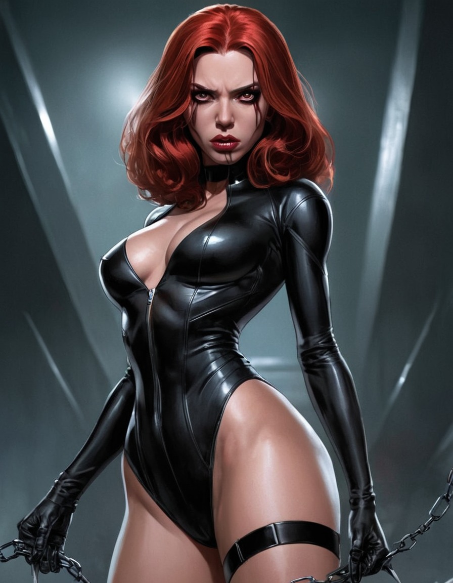 superhero, evil black widow, marvel comics, villain, anti-hero, spy, assassin