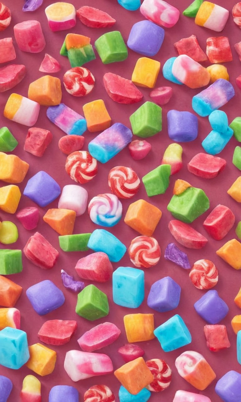 candy, pixelated, sweets, wallpaper