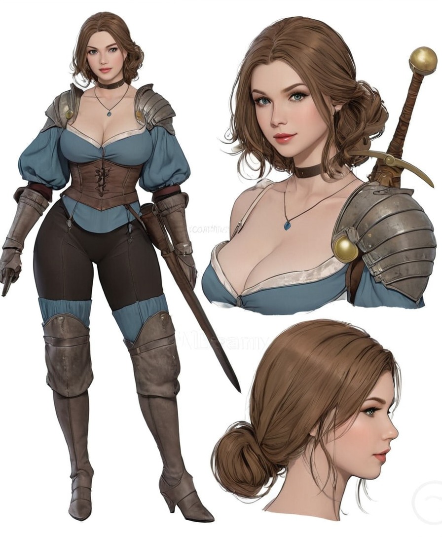 digitalart, characterdesign, adoptable, videogamefanart, warrior, fantasyart, fantasycharacter, dnd, characterconcept, fighter, medieval, adoptableauction, animedrawing, animemanga, characterart, charactersheet, digitalartwork, vikingwarrior, adoptableopen, adoptadoptable, aiadopt