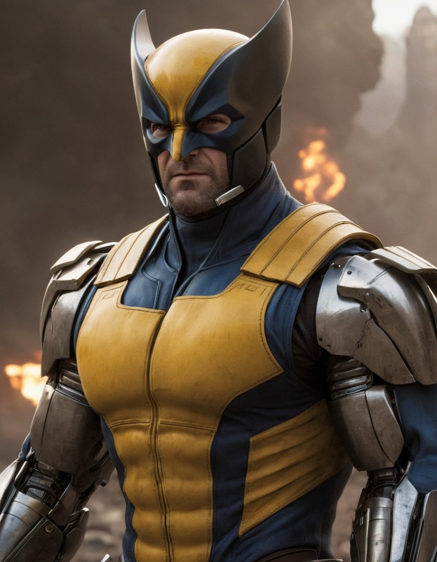 wolverine, marvel, robot, superhero, fictional character, cybernetic enhancements