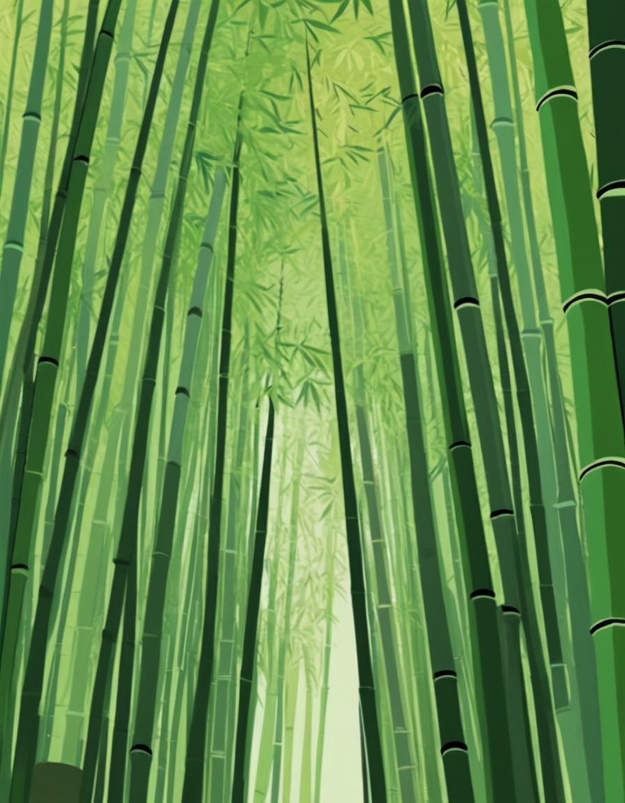 nature, bamboo forest, beautiful scenery