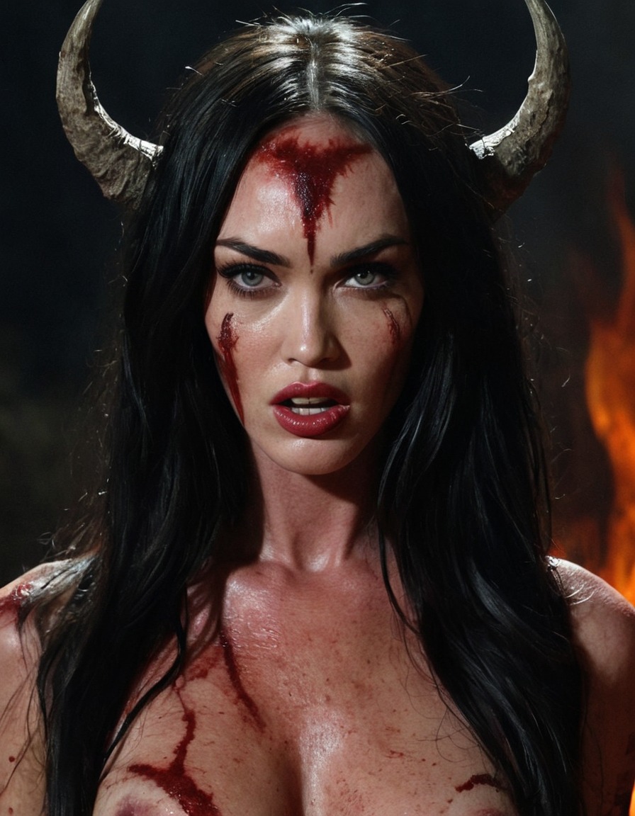 megan fox, hell, demon, actor, hollywood, supernatural, horror