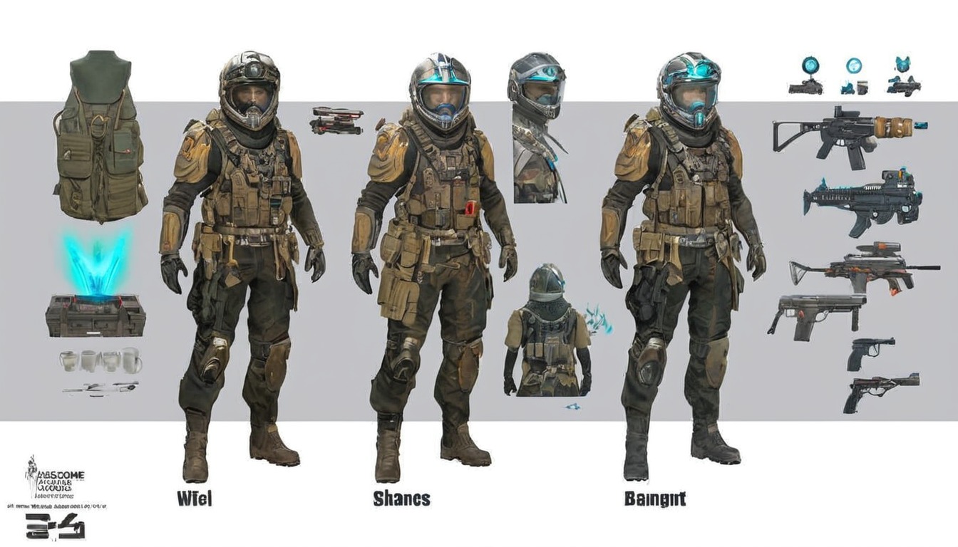 design, characterdesign, conceptart, soldiers