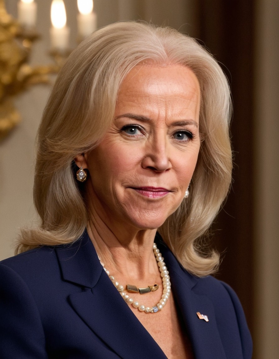 joe biden, gender transformation, female version, politician, identity, gender identity, transformation