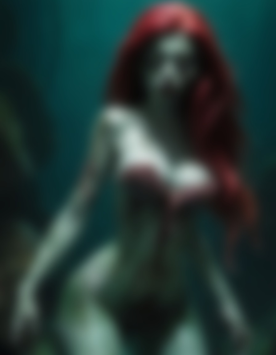 zombie, ariel, the little mermaid, undead, horror, disney, fantasy