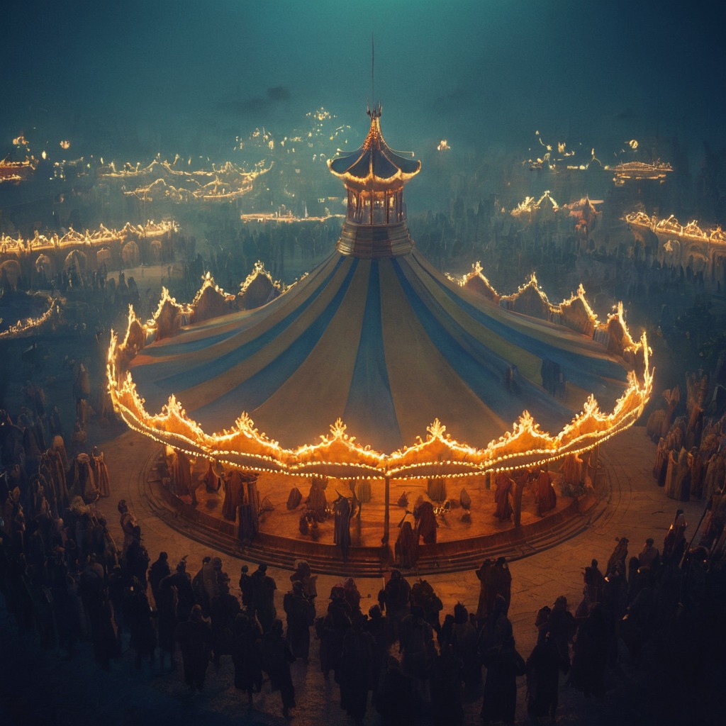 digitalart, photography, beautiful, circus, dailydeviation, light, night