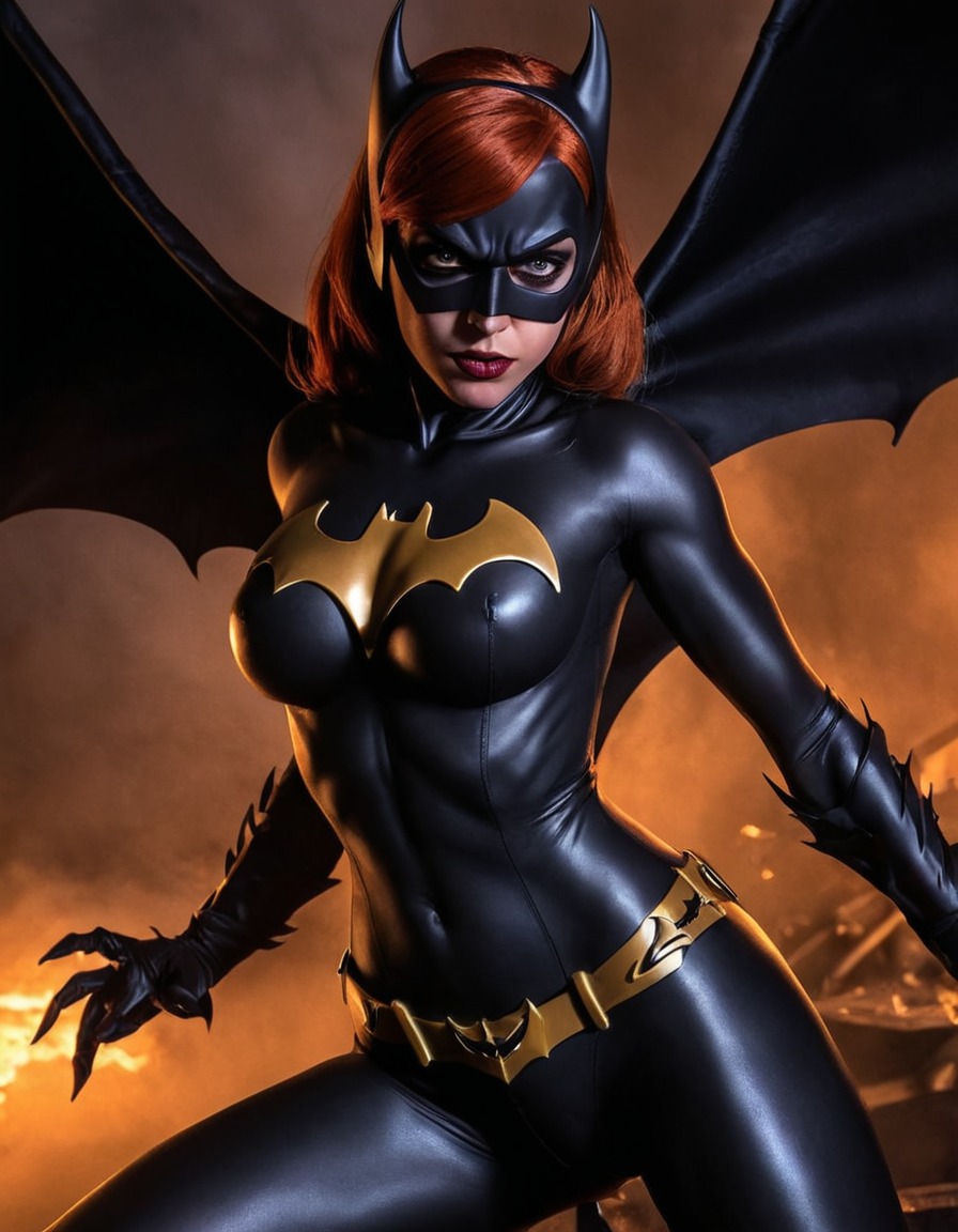 evil batgirl, dc comics, villain, antihero, bat-family, superpowers, dark