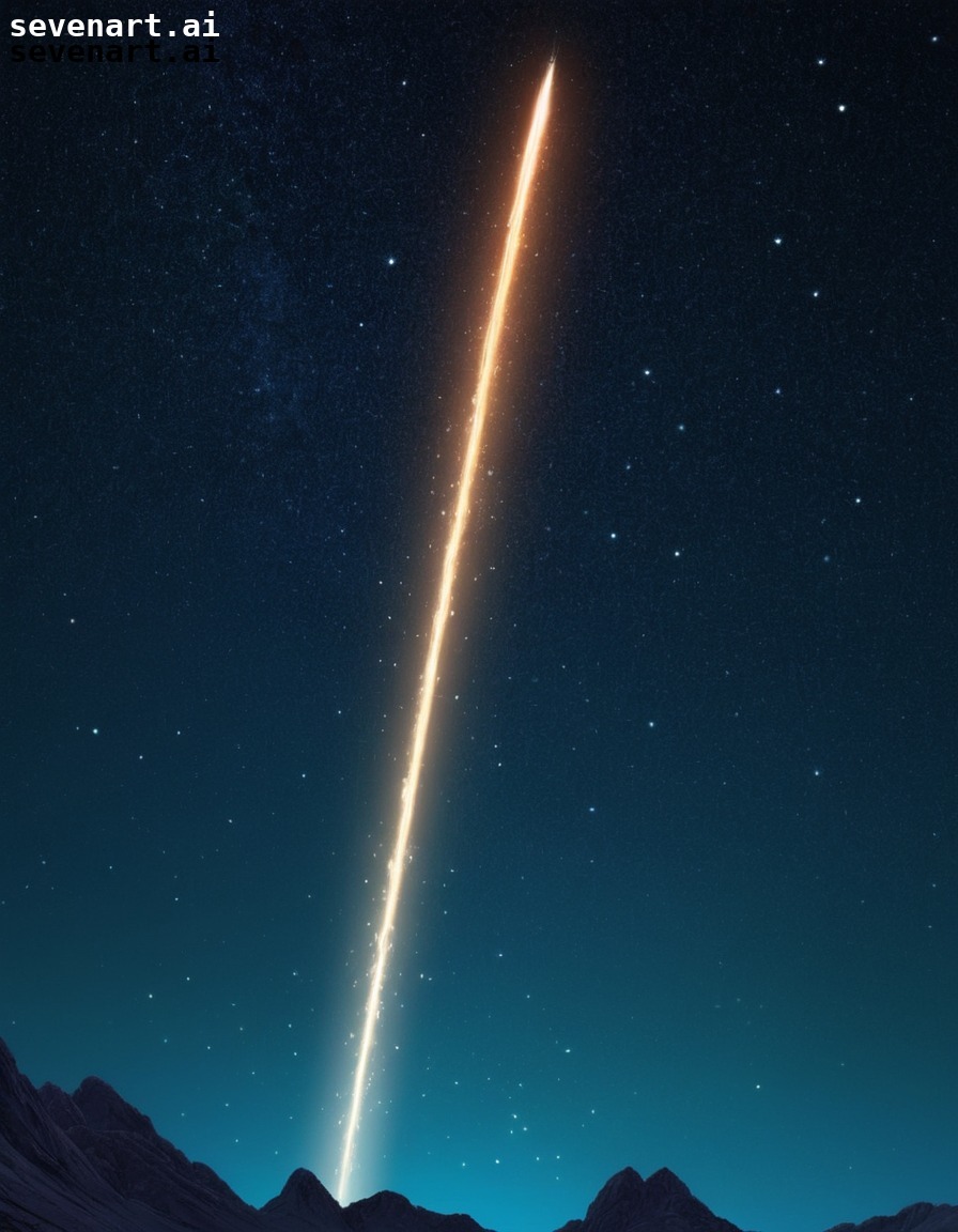 space, comet, shooting star, night sky, astronomy, stars