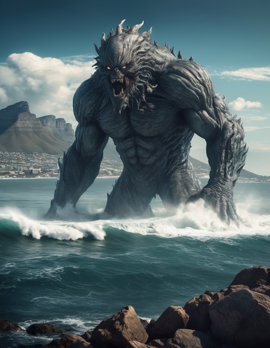 monster, ocean, cape town, south africa, giant