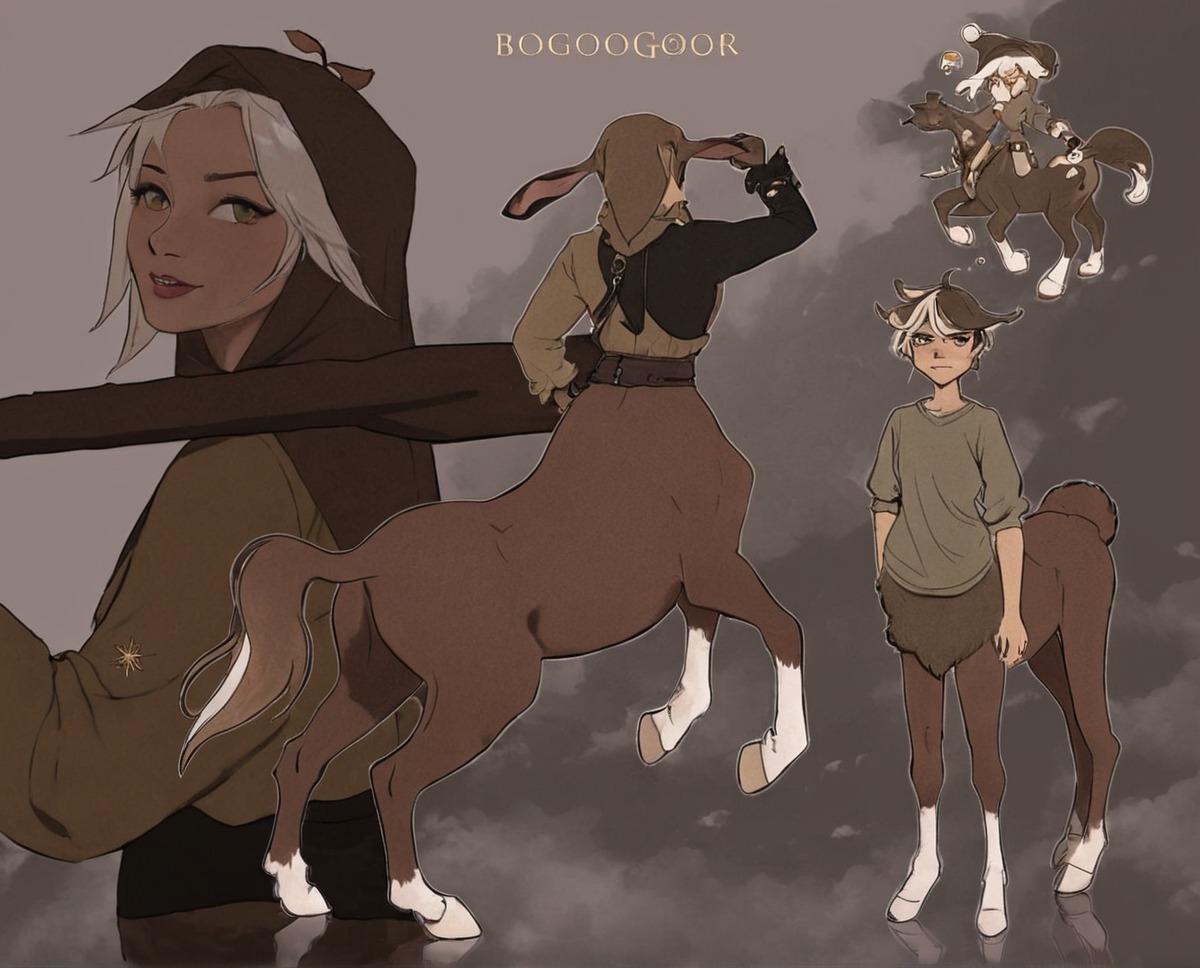 characterdesign, horse, centaur