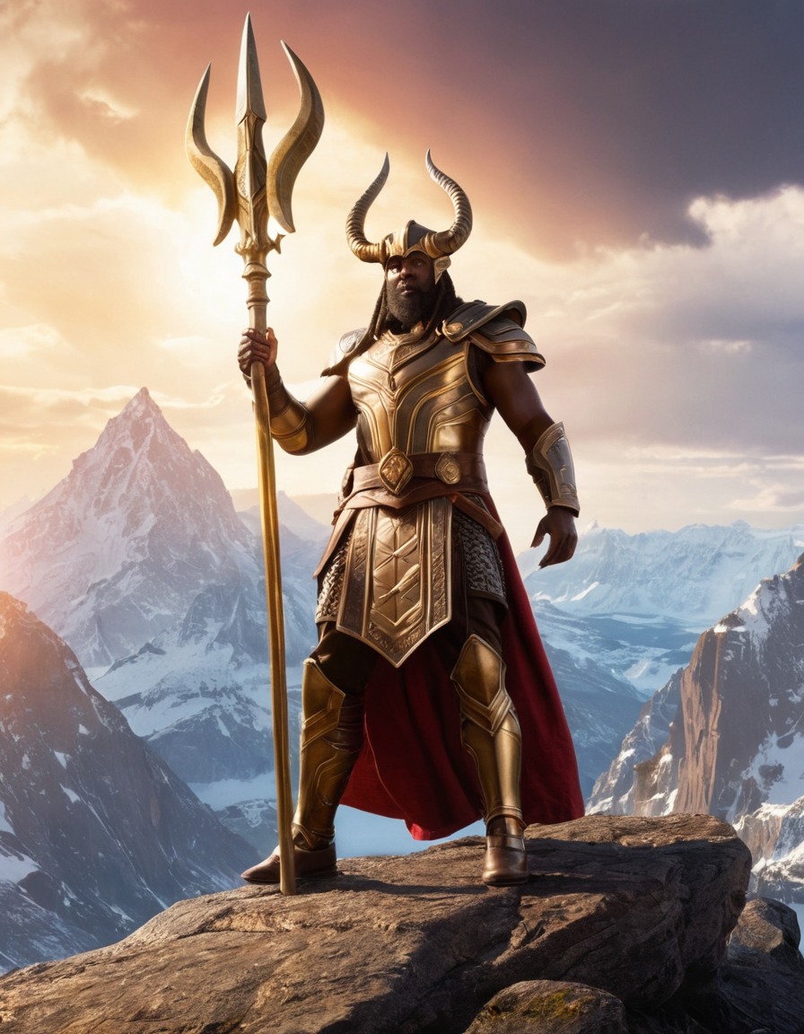 heimdall, norse mythology, epic poetry, norse gods, god of vigilance, bifröst