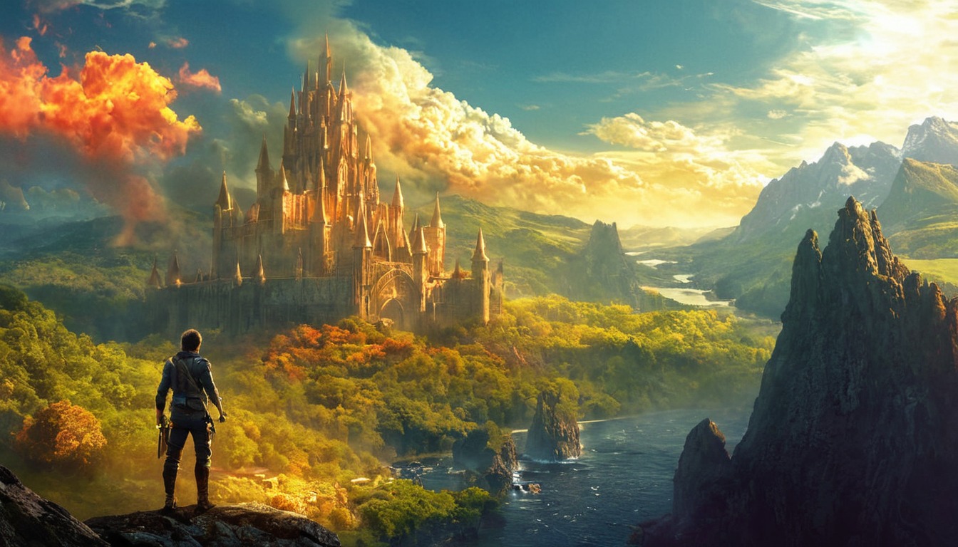 videogamefanart, fantasyart, digitalart, wallpaper, conceptart, medieval, castle, hyrule