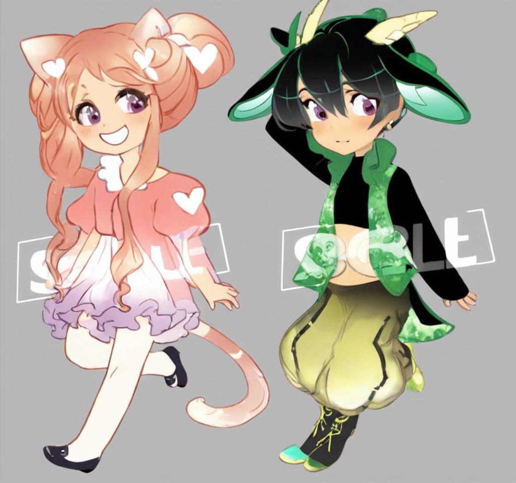 adopt, adoptables, cat, cute, goat, kenonomimi, moneyadoptables