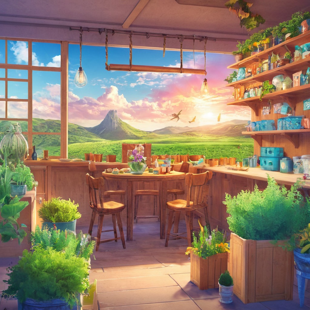 digitalart, plants, dreamup, anime, fanart, digitalpainting, wallpaper, characterdesign, adoptable, magic, architecture, ai_art, harvesthue