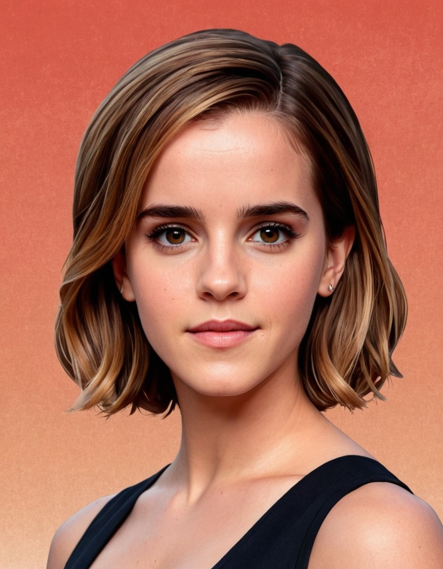 emma watson, painting, humor, actress, celebrity, pop culture, art