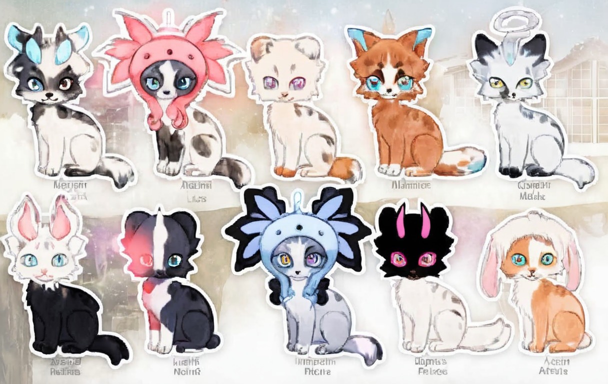 adoptable, adoptablesopen, sale, cat, chibi, feline, catadoptables, chibiadoptable, adopt, canine, cute, dog, fox, canineadoptable