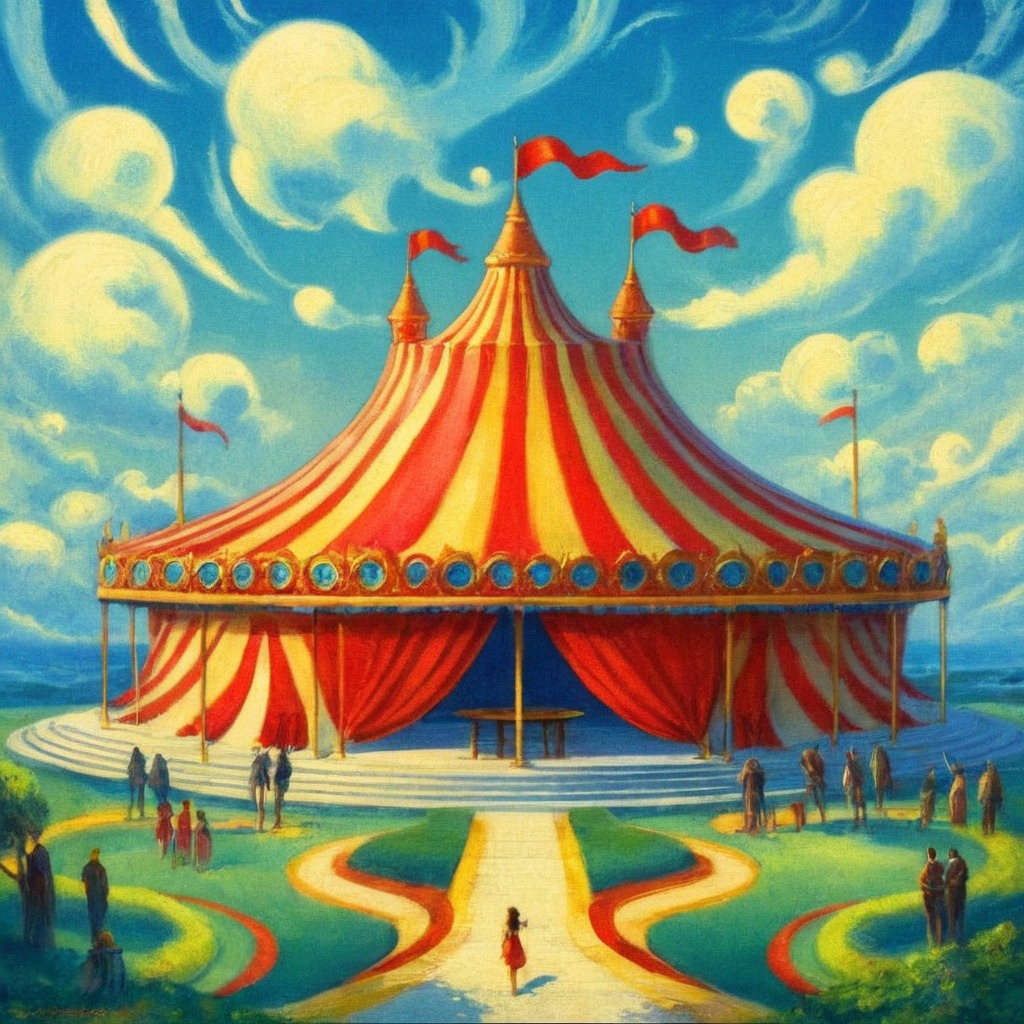 digitalart, circus