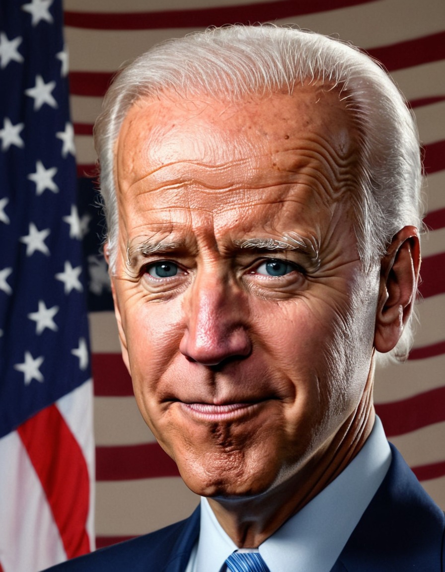 joe biden, painting, humor, satire