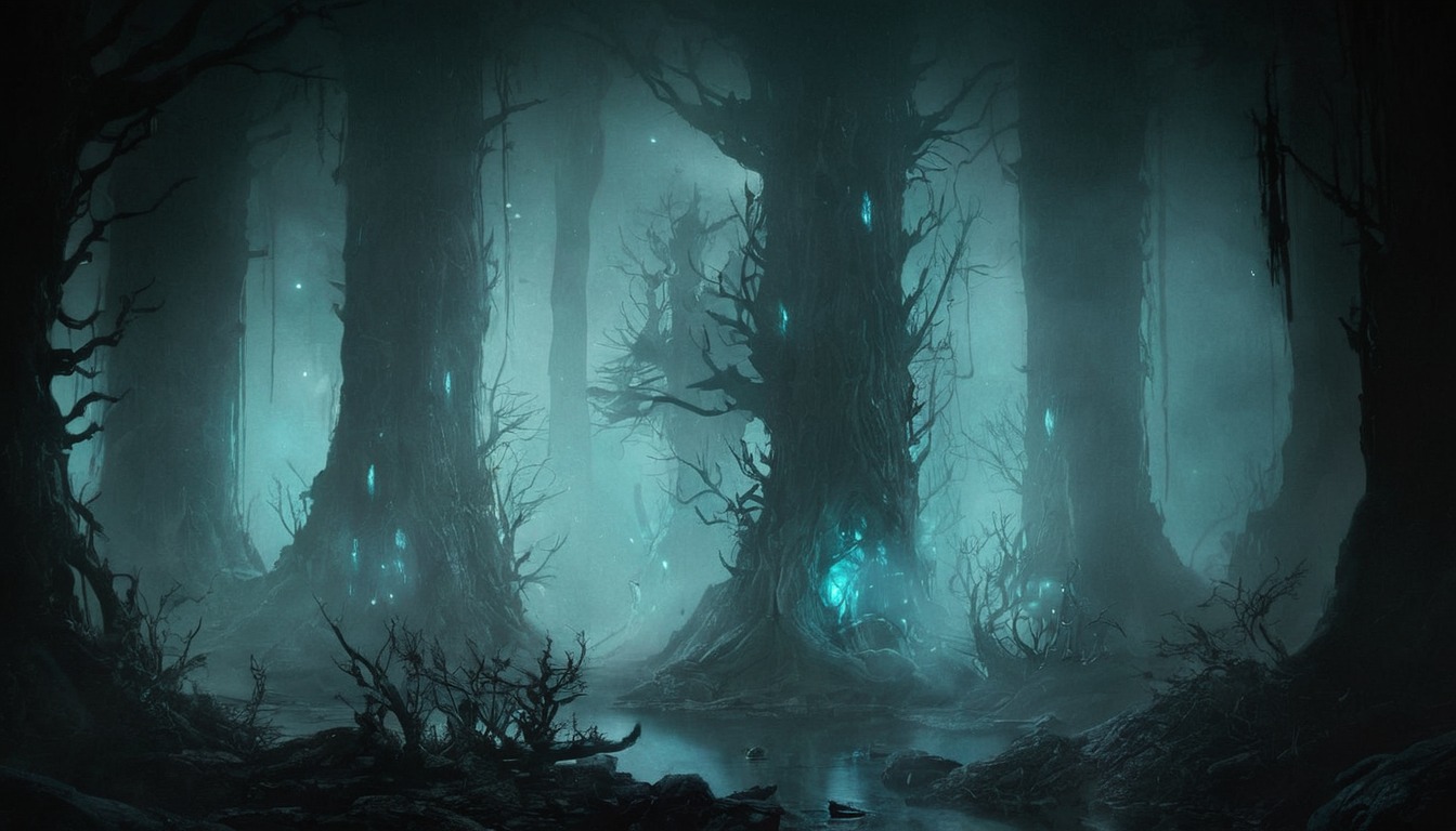 digitalart, digitaldrawing, digitalpainting, fantasy, fantasyart, fantasyartwork, fantasyforest, fantasyillustration, fantasylandscape, forest, ironside, wisp, jorgejacinto, jjcanvas, art