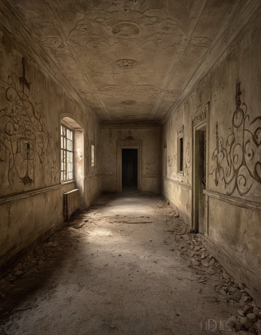 abandoned, asylum, symbols, eerie, whispers, lovecraft, howard lovecraft