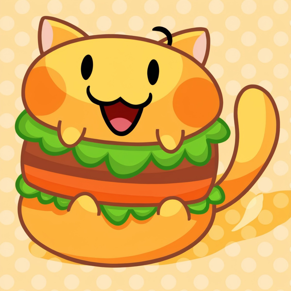 feline, animal, adorable, cartoon, catburger, cuteanimal, cutecats, cutedrawing, catburgertutorial