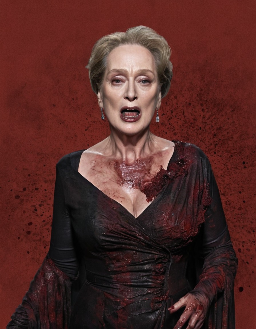 meryl streep, zombie, hollywood, red carpet, horror, celebrities