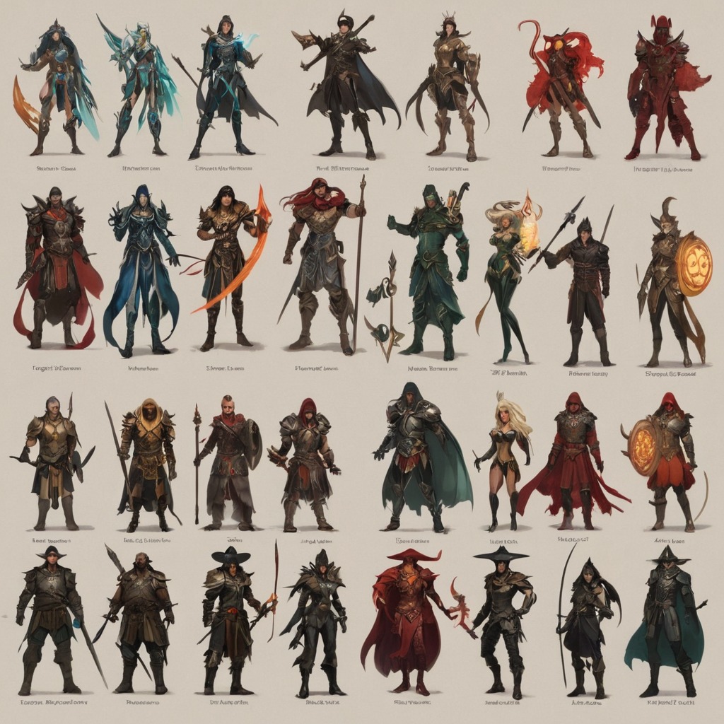 characterdesign, warrior, dnd, rpg, sword, samurai, fighter, medieval, knight, assassin, dreamup, ai_art