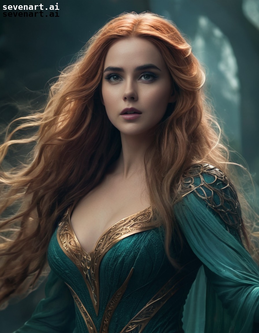 enchantress, magic, fantasy, female, power., woman