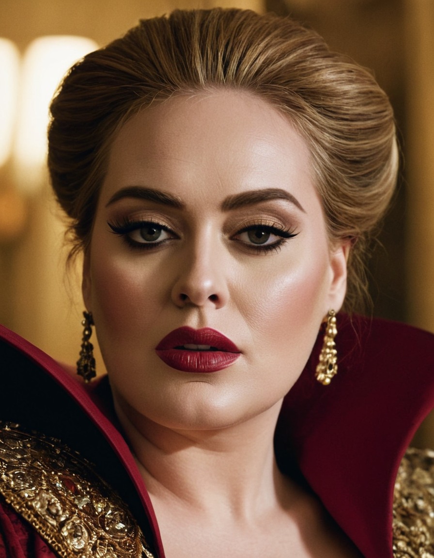 adele, evil villain, musician, pop star, singer, entertainment, famous personality