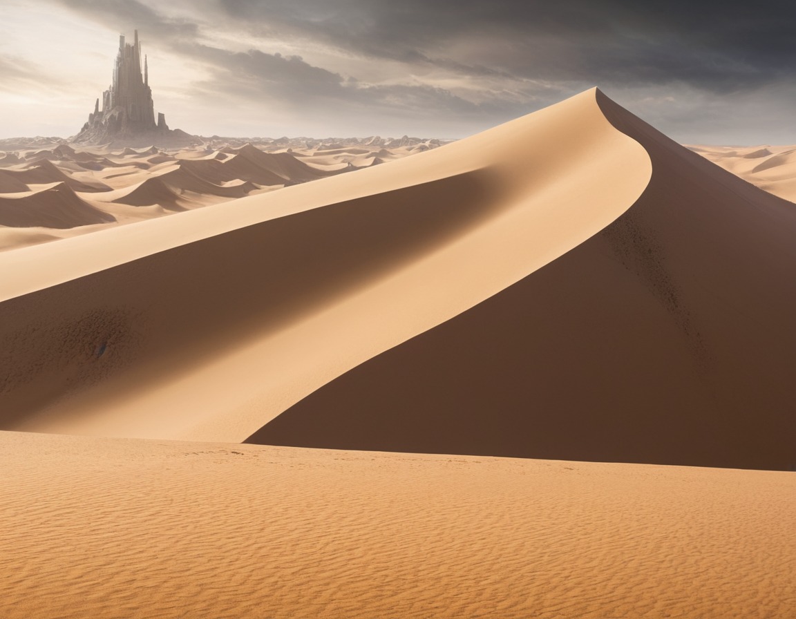 sand dune, hero, grave, desert, futuristic, dune