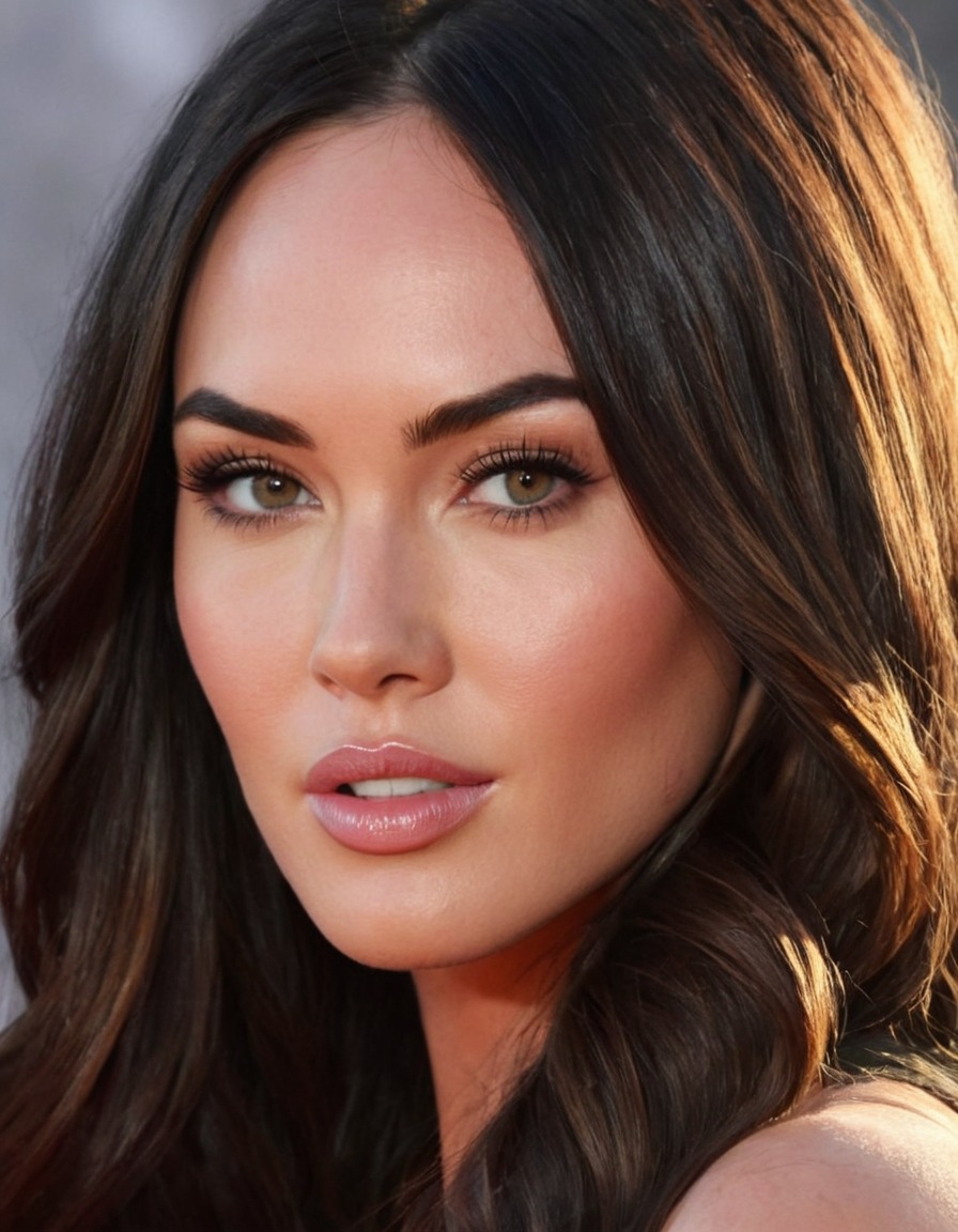 megan fox, actress, beautiful, portrait, award-winning, celebrity, hollywood