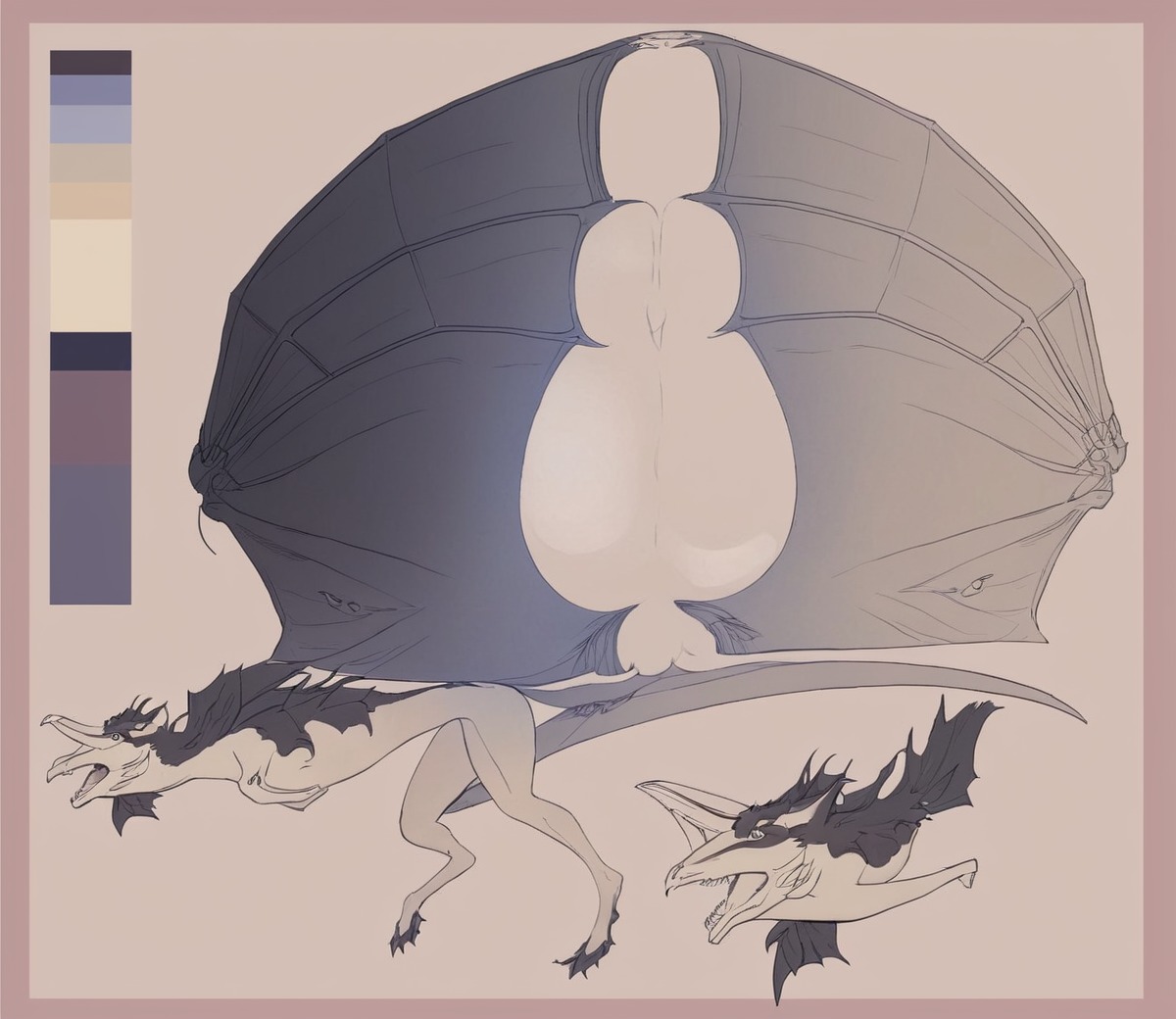 auction, beast, creature, dragon, mythology, wyvern, adopt, adoptable, character, characterdesign