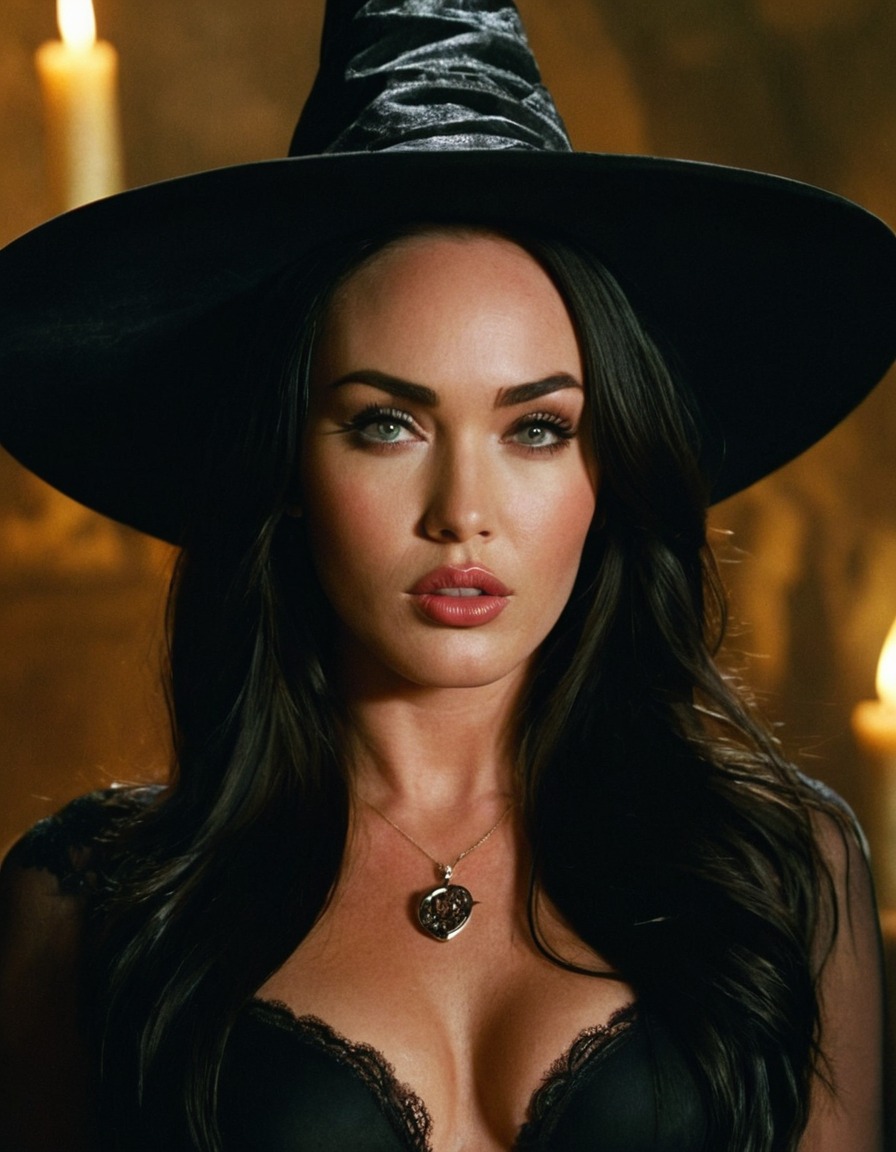 witchcraft, occult, megan fox, actress, magic, hollywood, celebrity