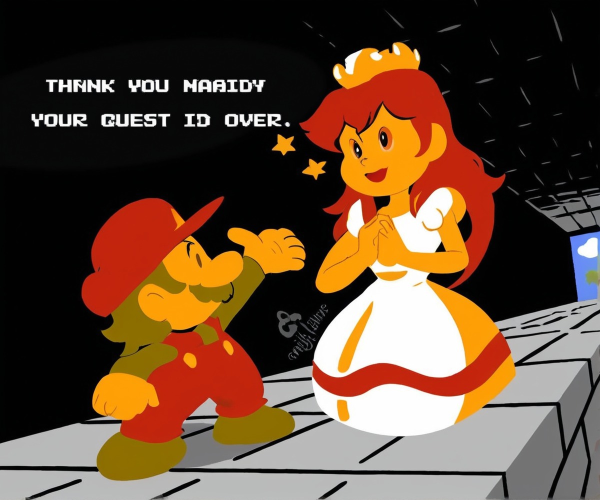 fanart, videogamefanart, nintendo, mario, digitalart, nes, nintendoentertainmentsystem, princesspeach, retro