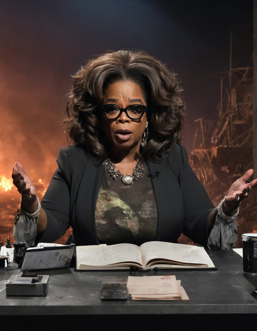 oprah winfrey, zombie, talk show, post-apocalyptic., celebrities