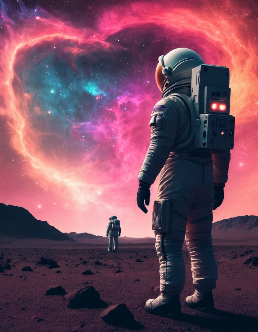 space exploration, astronaut, nebula, wonder, cosmic beauty, space, stars