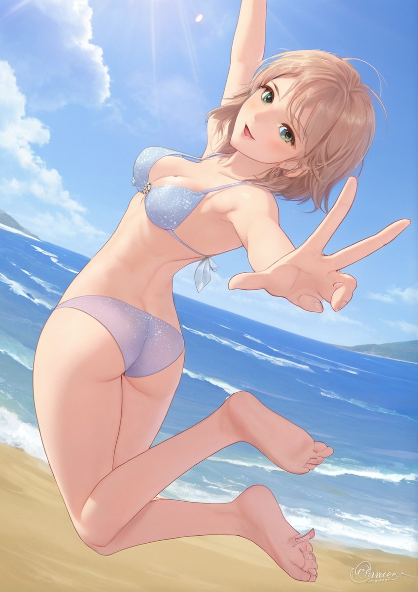 you watanabe, watanabe you, lovelive, lovelive!, love live sunshine, love live, love live!, lovelive sunshine, cute, anime, kawaii, beautiful, fanart, fan art, summer, beach, bikini, yosoro, yousoro