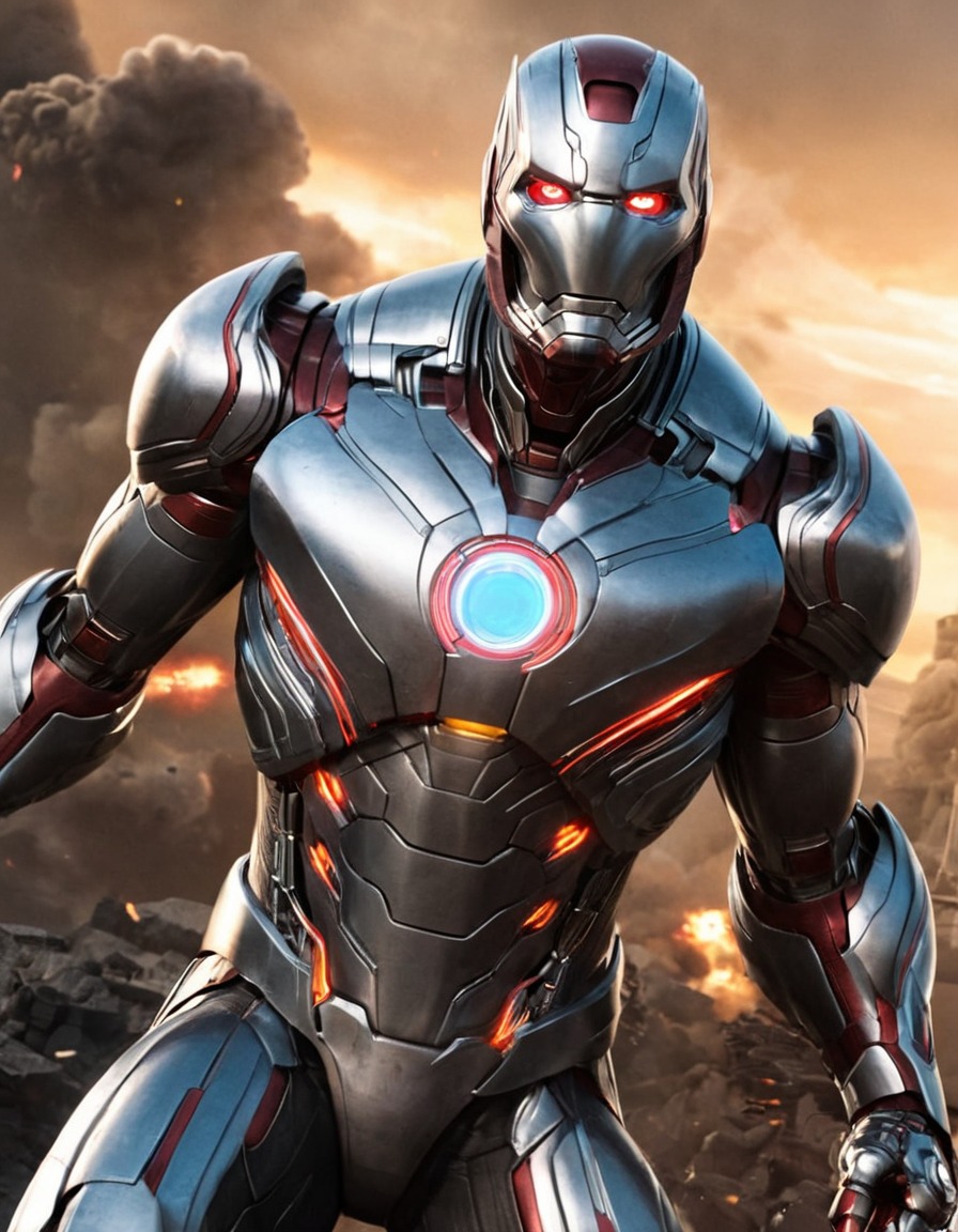 ultron, avengers, robot, attack, ai, robots, games, movies