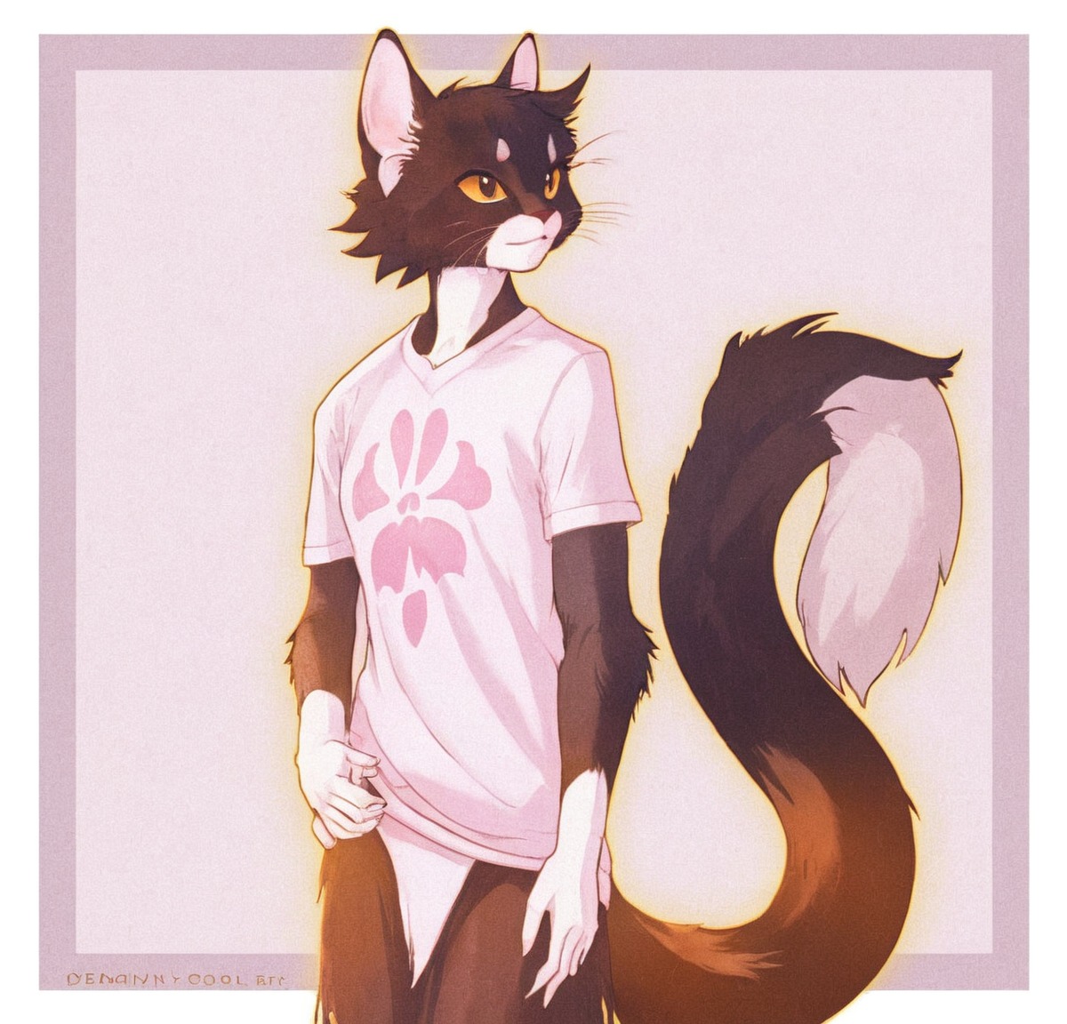 cat, feline, furrymale, kitty, digitalart, artfight, fluffy, catboy