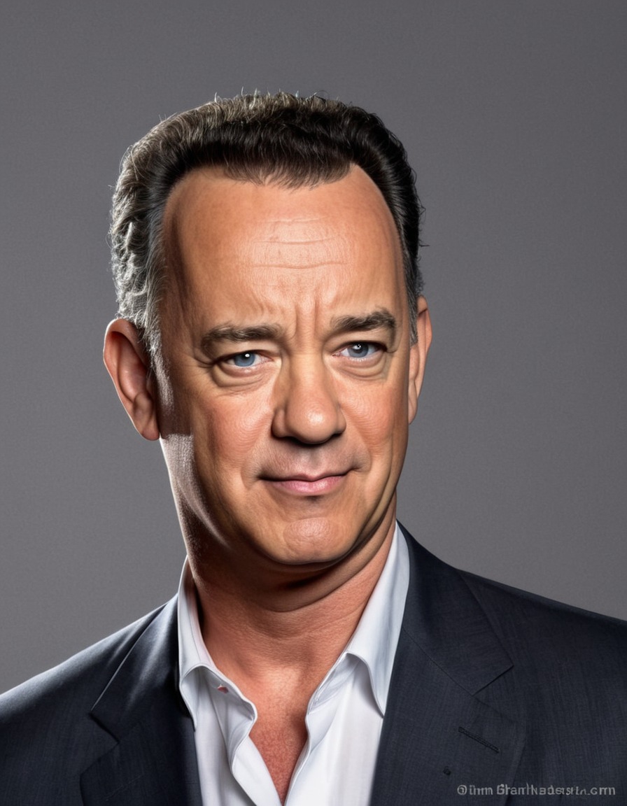 tom hanks, portrait, actor, painting, celebrity, art, entertainment