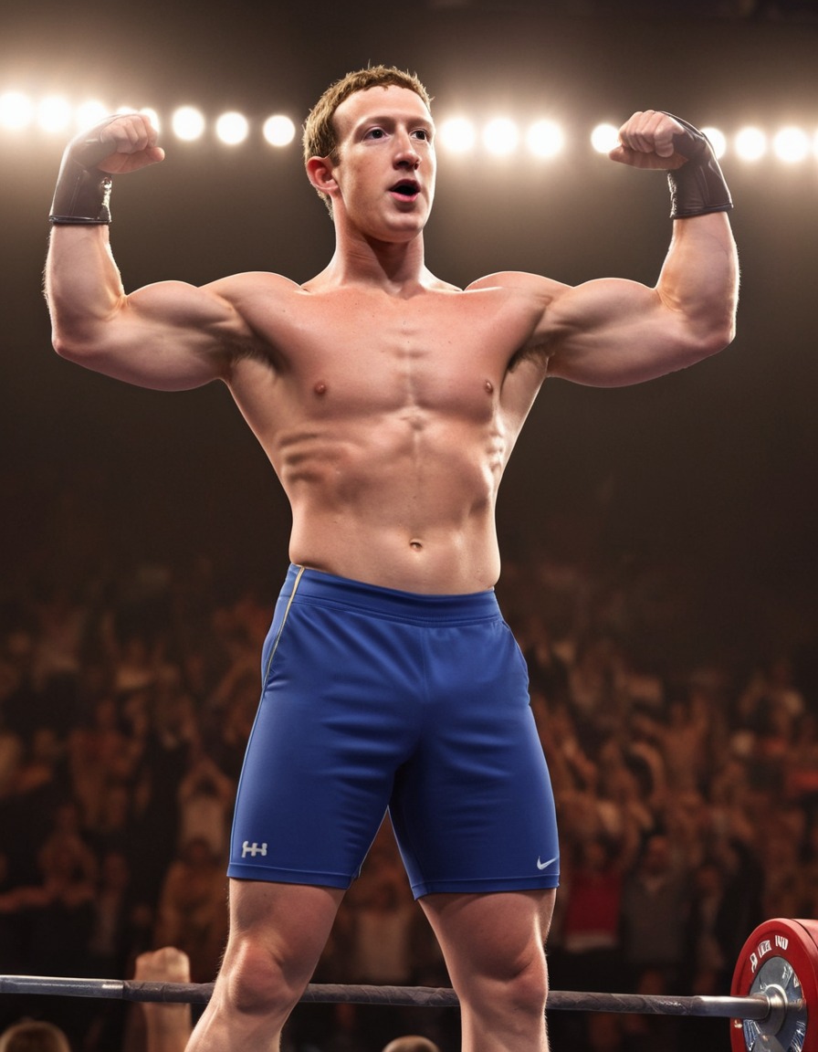 mark zuckerberg, bodybuilder, competition, muscles