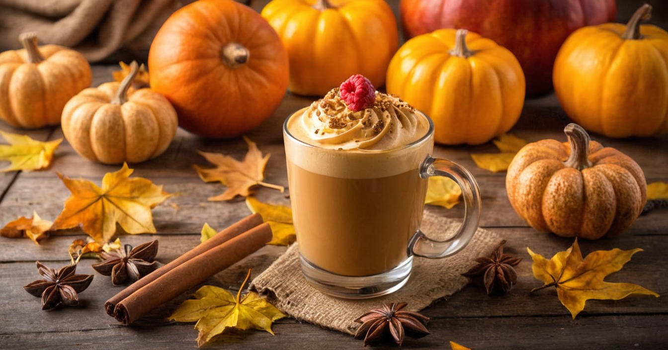 digitalart, decoration, wallpaper, photography, autumn, background, cappuccino, coziness, pumpkins, realism, spices, wallpapers, pumpkinspice, wallpaper4k