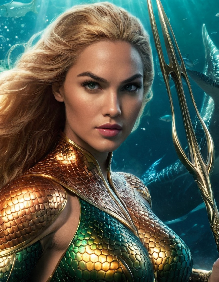 aquaman, female superhero, dc comics, atlantis, underwater, gender swap, superheroine