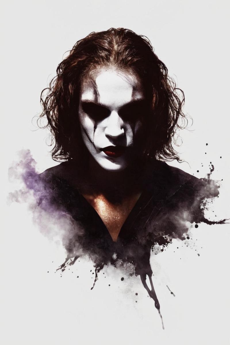 digitalart, fanart, portrait, digitalpainting, characterdesign, ericdraven, thecrow, thecrowfanart, dailychallenge, aiartcommunity, midjourney, midjourneyart, ericdravenfanart