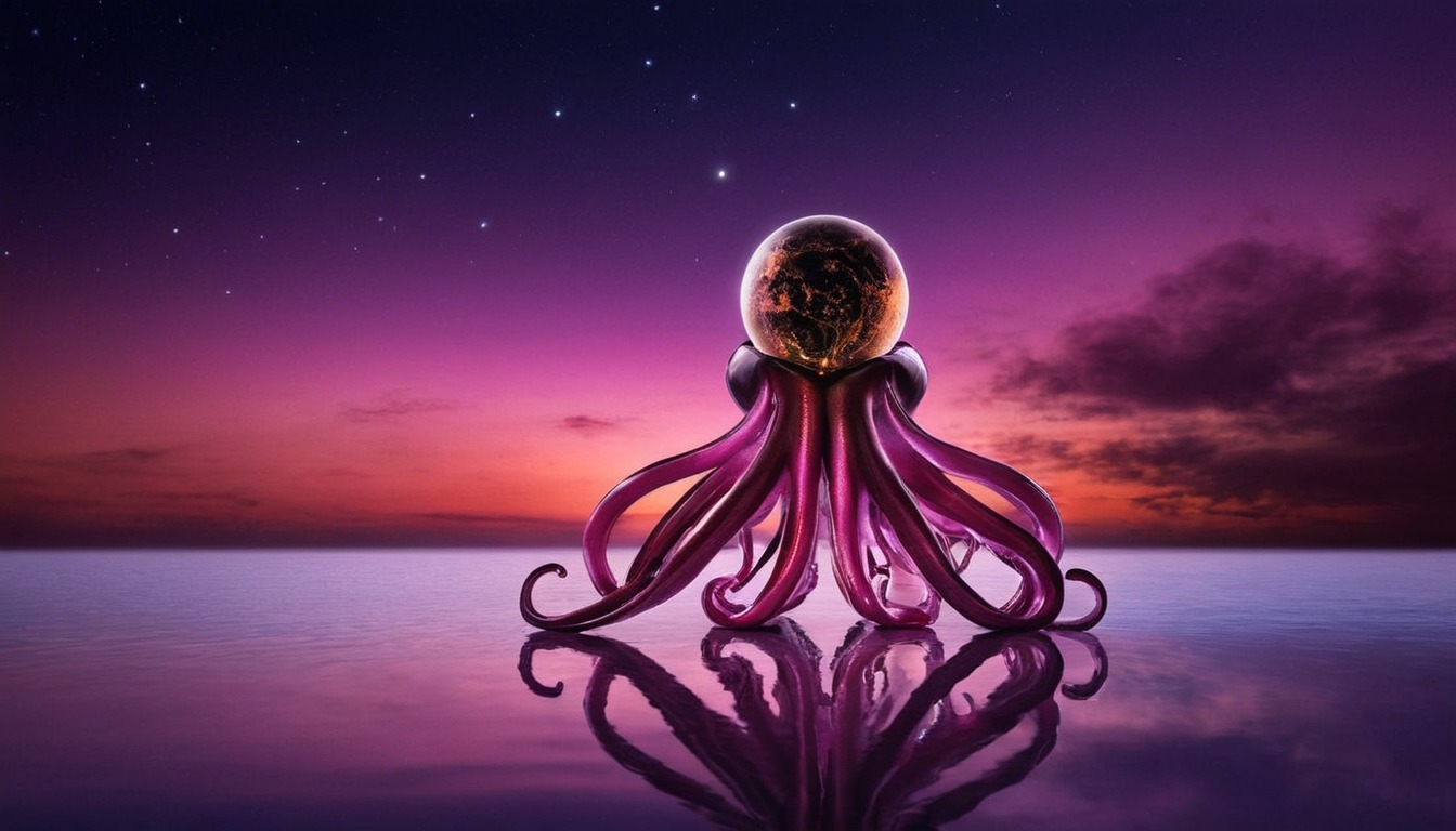 digitalart, fantasyart, wallpaper, animal, creature, digitalpainting, photorealistic, surreal, sea, octopus, photography, scifi, photomanipulation, squid