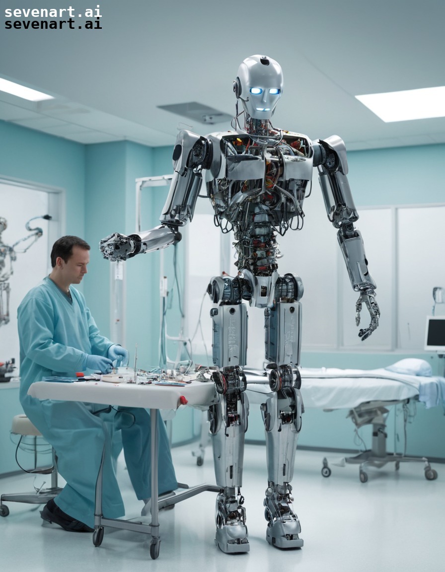 robot, surgery, technology, hospital, futuristic, future