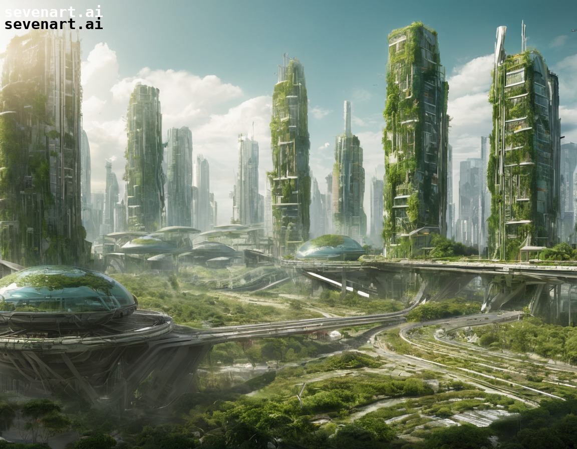 eco-friendly, sustainable, futuristic, post-apocalyptic, green technology, future