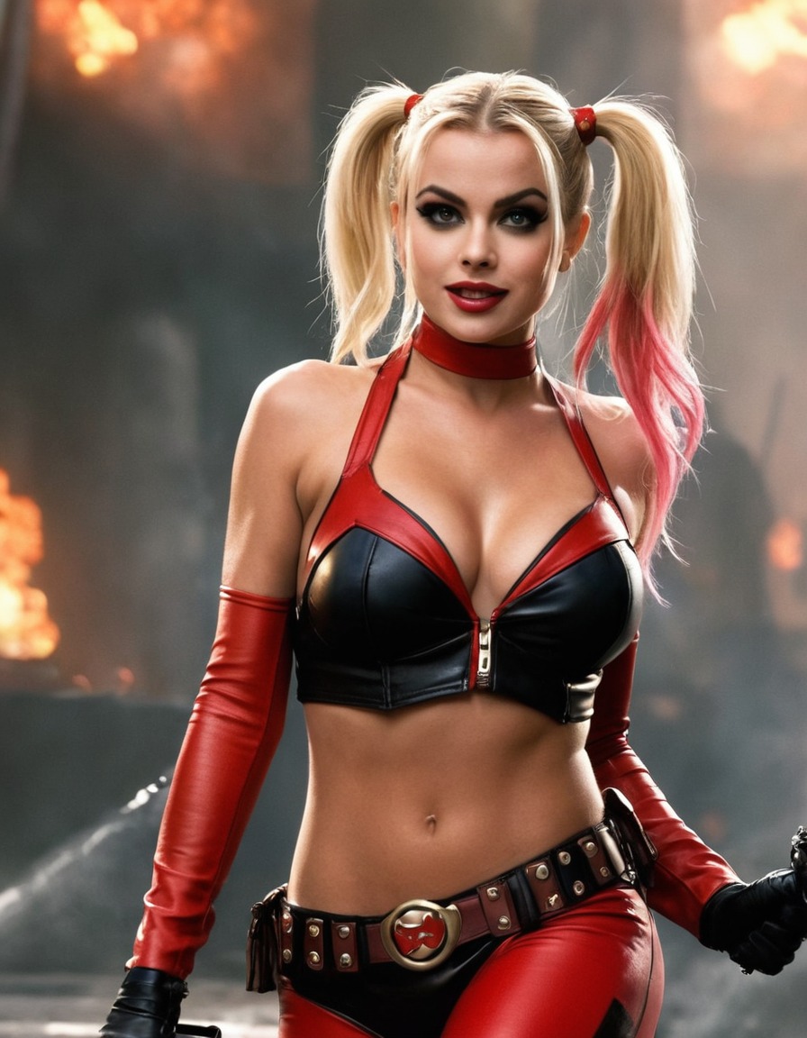 carmen electra, actress, harley quinn, dc comics, superhero, action, cosplay